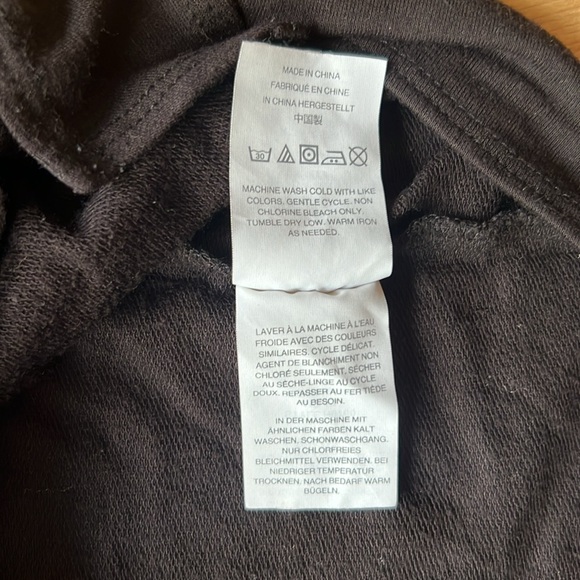 J. Crew Black Tie Front Long Sleeve Tee - Picture 11 of 11